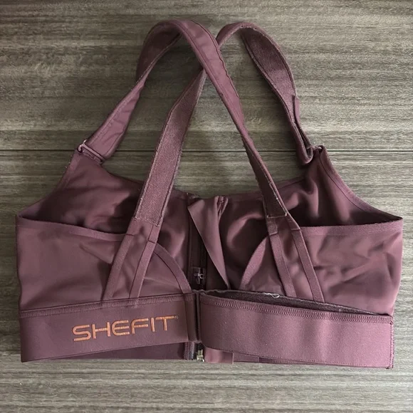 SHEFIT Purple Sports Bra - Picture 5 of 7